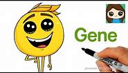 How to Draw Gene Meh | The Emoji Movie