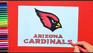 How to draw the Arizona Cardinals logo [NFL team]