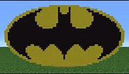 Minecraft Tutorial: How To Make The Batman Logo