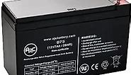 AJC Battery Compatible with OUTDO OT7-12 12V 7Ah Sealed Lead Acid Battery