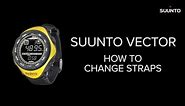 Suunto Vector - How to change straps