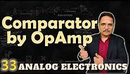 Comparator using Operational Amplifier