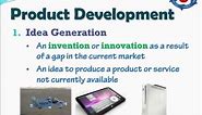 Product - Development Stages