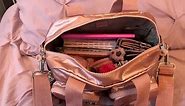 What's in my New Kipling Defea Bag & Matching Accessories Icy Rose Metallic