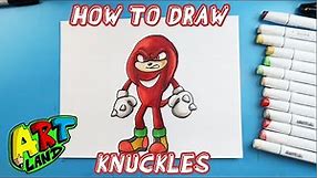 How to Draw KNUCKLES