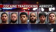 27 arrested on charges of trafficking & conspiracy to traffic cocaine