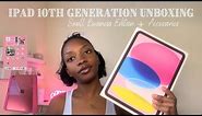 Pink IPad 10th Generation Unboxing | Small Business Edition + Accessories