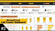 Advanced Excel Dashboard for Call Center | Master Excel Dashboard Designs