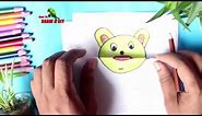 Funny Drawing Trick for Kids ✅ Folded Paper Drawing Tutorial