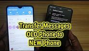 How to transfer messages from Old Android to New Android Phone | Sms Backup & Restore on Android