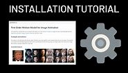 First Order Model Installation Tutorial (Windows)