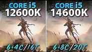 Intel i5-12600K vs i5-14600K // Test in 9 Games