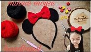 HOW TO CROCHET MINNIE MOUSE HEADBAND | #minniemouse | annpedigancdc