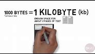 Computer Skills Course: Bits, Bytes, Kilobytes, Megabytes, Gigabytes, Terabytes (OLD VERSION)