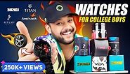 7 Best Budget Watch For College 🔥 Men Watch Haul Review 2024 | Titan, Fastrack, Sylvi | ONE CHANCE