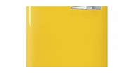 Smeg 50's Retro Style Aesthetic Yellow Left-Hinge Refrigerator - FAB28ULYW3