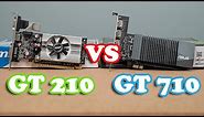 The Ultimate GPU showdown: Nvidia GT 710 vs GT 210!
