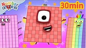 Counting Level 4 | Numberblocks 30 Minute Compilation | Counting to 1000000