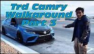 Toyota Camry TRD Cavalry Blue Walkaround Part 3 mods overview Airwictrd #toyota #walkaround #camry