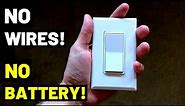 THIS LIGHT SWITCH HAS NO WIRES / BATTERY! See How It Works...(Smart Lighting Setup--PROS + CONS)