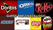 Guess The Snack Logo in 1 Second! | 100 Famous Logos | Logo Quiz😍😍👍