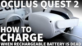How to Charge Oculus Quest 2 Headset with Dead Battery - Where is Oculus Quest 2 USB-C Charging Port