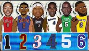 The Best NBA Player From Every Jersey Number!