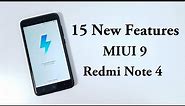 15 New Features of MIUI 9 on Redmi Note 4