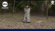 First-hand look at Ukraine's thermal 'invisibility cloaks'
