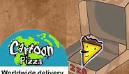 Cartoon pizza logo (playhouse disney style)