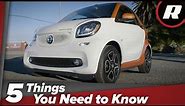 2018 Smart Fortwo Electric Drive: 5 things you need to know