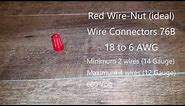Choosing the Right Wire Nut Sizes