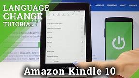How to Change Language in Amazon Kindle 10 - Language Settings