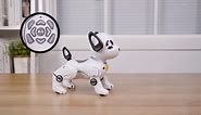 Remote Control Robot Dog Toy, RC Dog Programmable Smart Interactive Robotic Pets, RC Stunt Robot Toys Dog Imitates Animals Music Dancing Handstand Push-up Follow Functions for Boys Girls Toy