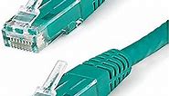 StarTech.com 5ft CAT6 Ethernet Cable - Green CAT 6 Gigabit Ethernet Wire -650MHz 100W PoE++ RJ45 UTP Molded Category 6 Network/Patch Cord w/Strain Relief/Fluke Tested UL/TIA Certified (C6PATCH5GN)