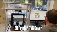 3D Printer PVC Cover / Protect Your Printer From Dust / Full #DIY Video #3DPrinter