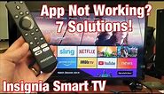 Insignia Smart TV: App Not Working? Netflix, Prime Video, Hulu, HBO, Vue, Sling, etc