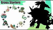 All Grass Starters Pokémon Fusion (Gen 1 to Gen 8)