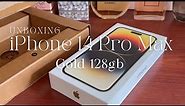 iPhone 14 Pro Max Gold Unboxing, Phone Accessories & Trip to Apple Store 🍎