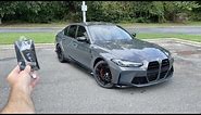 2024 BMW M3 Competition: Start Up, Exhaust, Test Drive, Walkaround, POV and Review