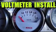 VOLTMETER INSTALL (aftermarket)