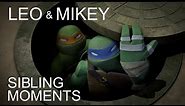 Leo and Mikey being siblings for 14 minutes straight