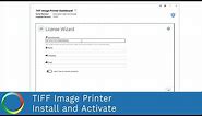 Install and Activate | TIFF Image Printer 12 | PEERNET