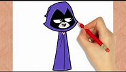 How To Draw Raven Easy