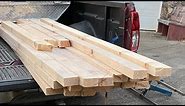 Chainsaw Milling Dimensional Lumber! - 2x4s