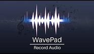 How to Record Audio | WavePad Audio Editor Tutorial