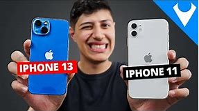 estão BOMBANDO! iPhone 13 vs iPhone 11 - Comparativo QUAL MELHOR?