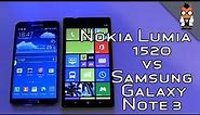 Nokia Lumia 1520 vs Samsung Galaxy Note 3 - Phablet Comparison