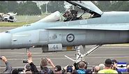 Awesome & last ever airshow display of RAAF F/A-18 classic Hornet @ Wings over Illawarra