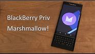 BlackBerry Priv Android 6.0.1 Marshmallow Update